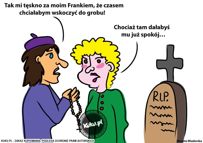 Komiks, dowcip, Żart o Daj mu spok&oacute;j