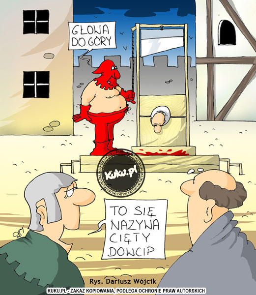 Komiks, dowcip, Żart o GÅ‚owa do g&oacute;ry