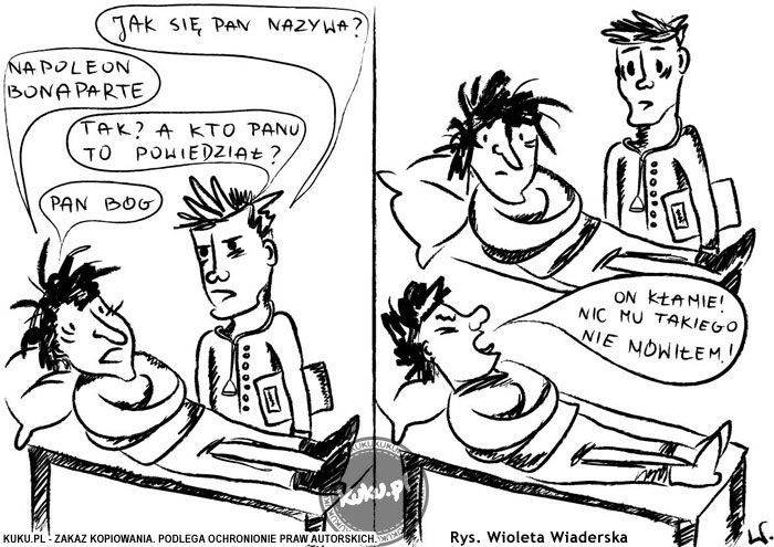 Komiks, dowcip, Żart o Napoleon Bonaparte i Pan B&oacute;g
