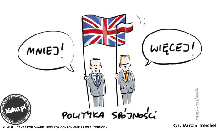 Komiks, dowcip, Żart o Polityka sp&oacute;jnoÅ›ci