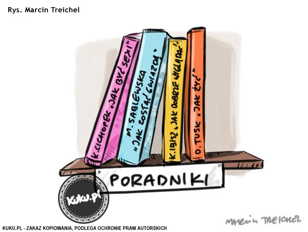 Komiks, dowcip, Żart o Poradniki ksiÄ…Å¼kowe Polak&oacute;w