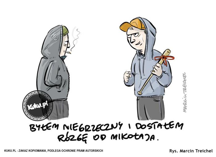 Komiks, dowcip, Żart o R&oacute;zga od MikoÅ‚aja