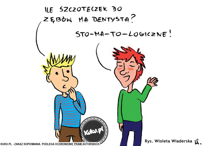 Komiks, dowcip, Żart o Szczoteczki do zÄ™b&oacute;w