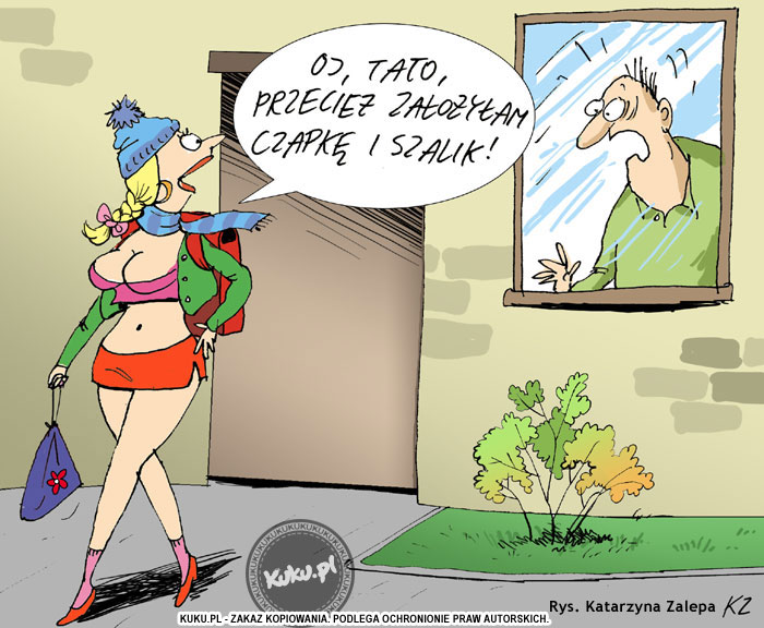 Komiks, dowcip, Żart o TatuÅ› i jego c&oacute;reczka