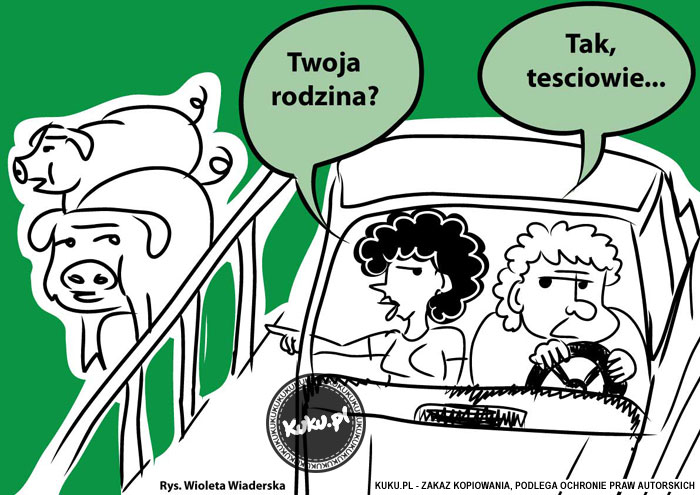 Komiks, dowcip, Żart o TuÅ¼ po kÅ‚&oacute;tni maÅ‚Å¼eÅ„skiej