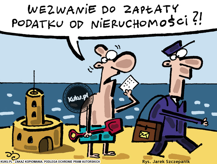 Komiks, dowcip, Żart o Ach te podatki