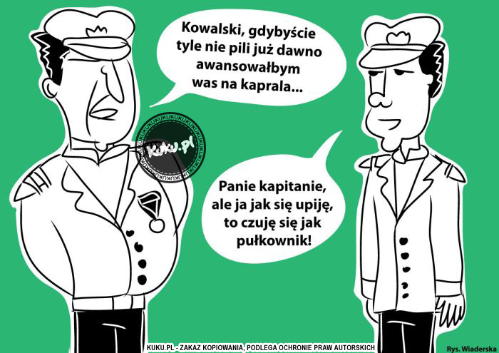 Komiks, dowcip, Żart o Awansu nie bÄ™dzie