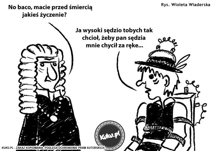 Komiks, dowcip, Żart o Baca na krzeÅ›le elektrycznym