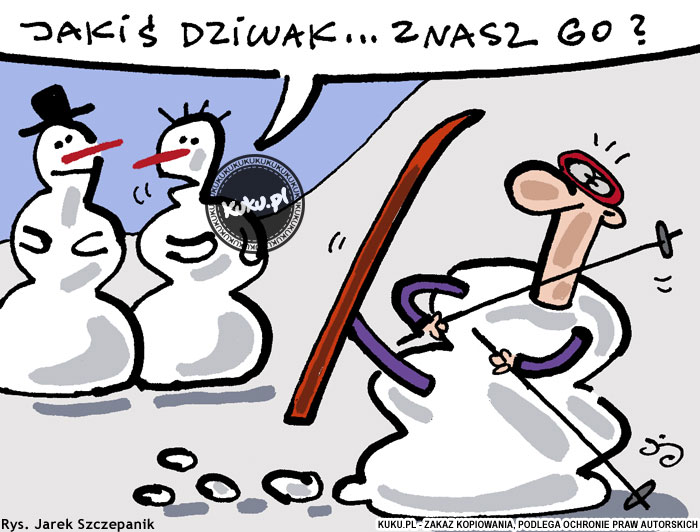 Komiks, dowcip, Żart o BaÅ‚wan dziwak