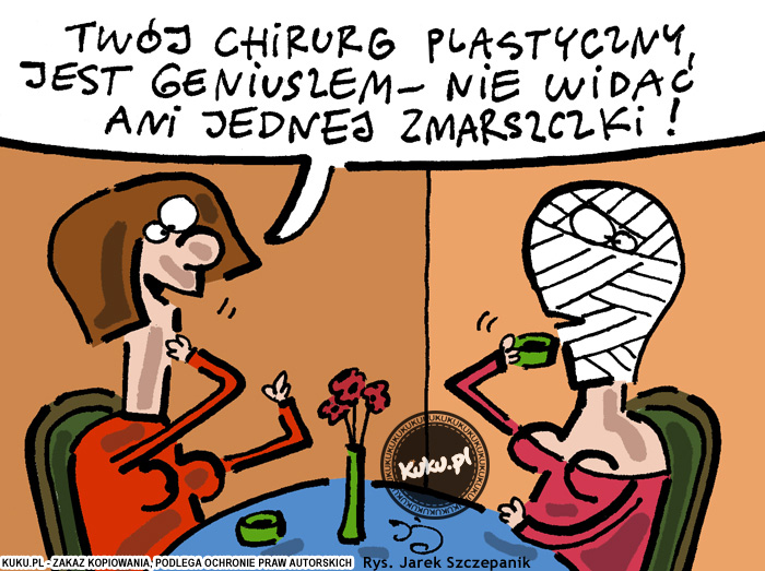 Komiks, dowcip, Żart o Chirurg geniusz