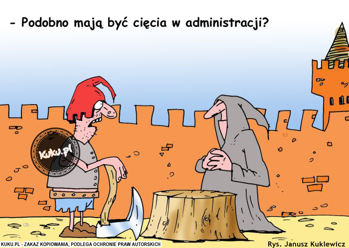 Komiks, dowcip, Żart o CiÄ™cia w administracji