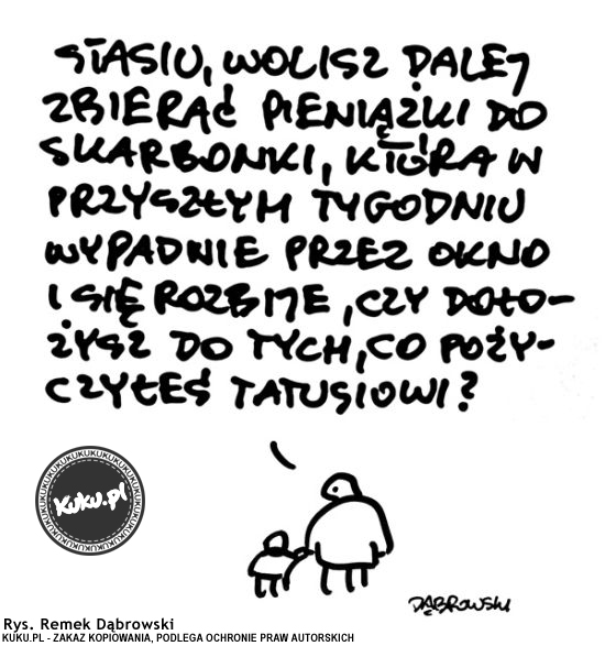 Komiks, dowcip, Żart o CiÄ™Å¼kie czasy