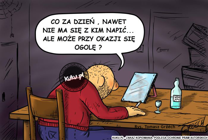 Komiks, dowcip, Żart o Co za dzieÅ„