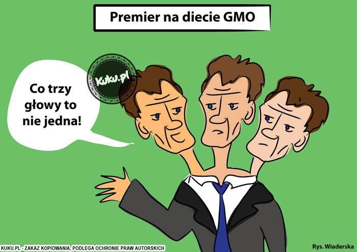Komiks, dowcip, Żart o Dieta GMO