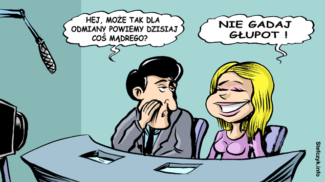 Komiks, dowcip, Żart o Dla odmiany ...