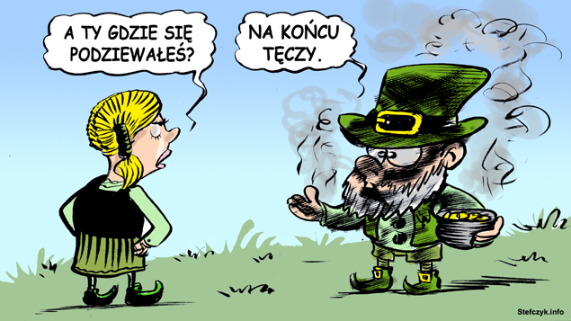 Komiks, dowcip, Żart o Gdzie Ty sie podziewaÅ‚eÅ› ...