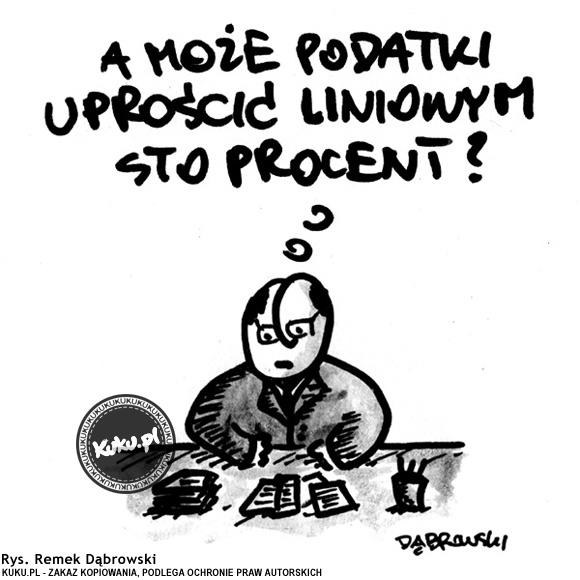 Komiks, dowcip, Żart o Jak uproÅ›ciÄ‡ system podatkowy