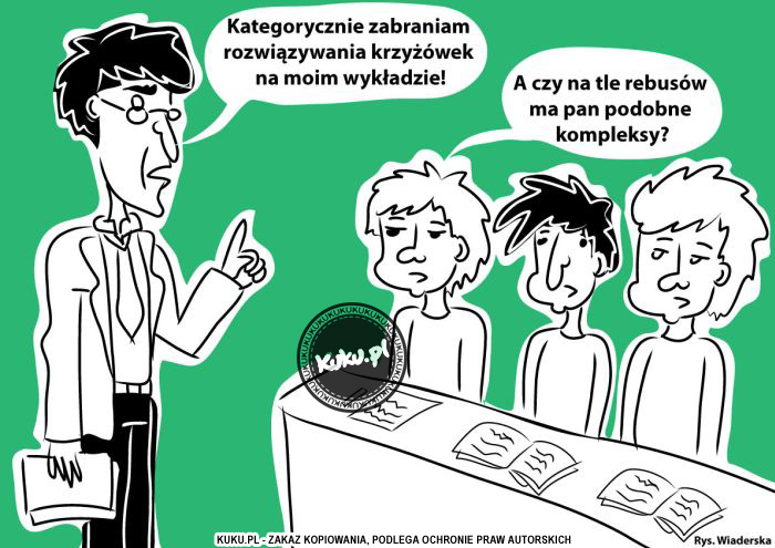 Komiks, dowcip, Żart o Kategorycznie zabraniam ...