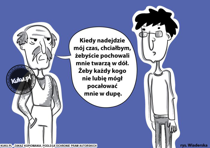 Komiks, dowcip, Żart o Kiedy nadejdzie mÃ³j czas