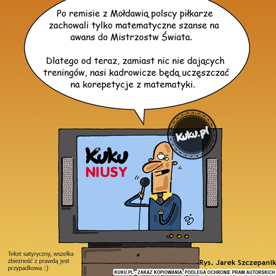 Komiks, dowcip, Żart o Kuku Niusy - Polska - MoÅ‚dawia