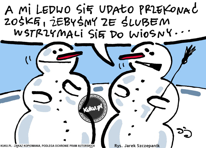 Komiks, dowcip, Żart o Ledwo siÄ™ udaÅ‚o