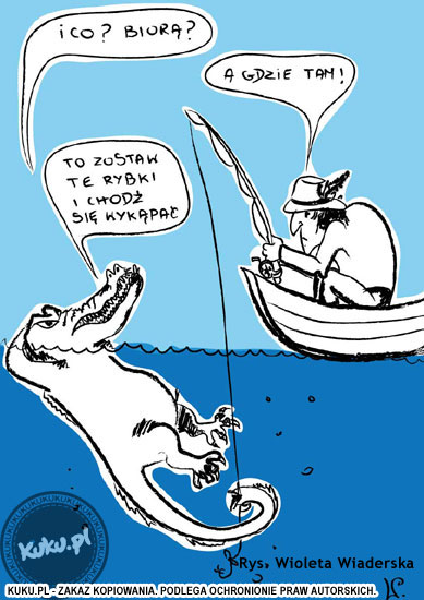 Komiks, dowcip, Żart o Åowienie rybek