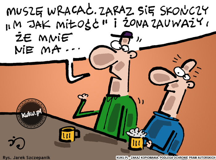 Komiks, dowcip, Żart o MuszÄ™ wracaÄ‡