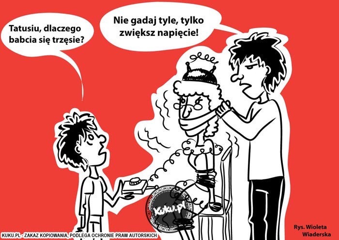 Komiks, dowcip, Żart o Nie gadaj tyle