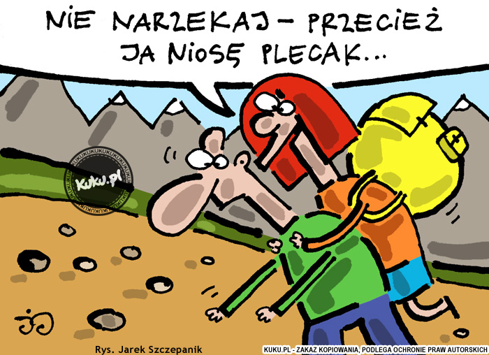 Komiks, dowcip, Żart o Nie narzekaj