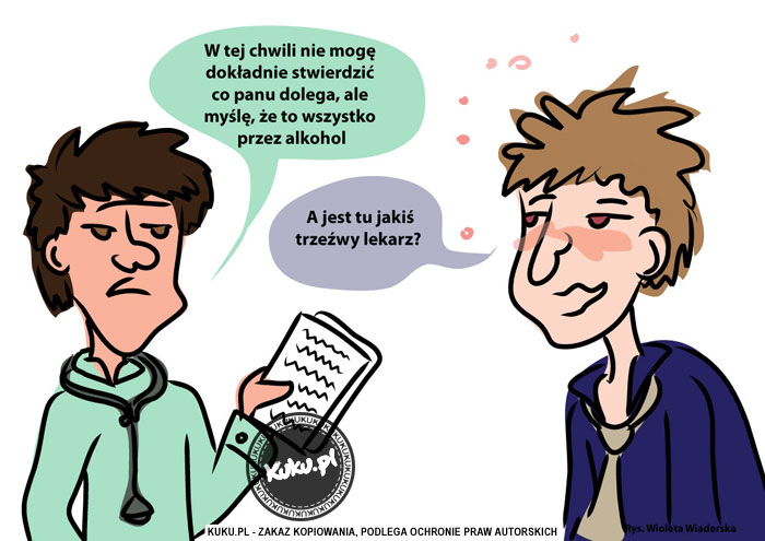 Komiks, dowcip, Żart o Nie wiem co Panu dolega