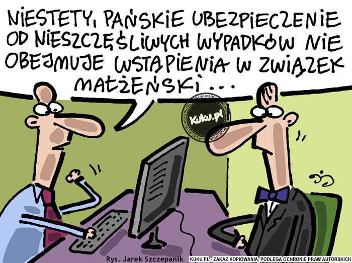 Komiks, dowcip, Żart o NieszczÄ™Å›liwy wypadek