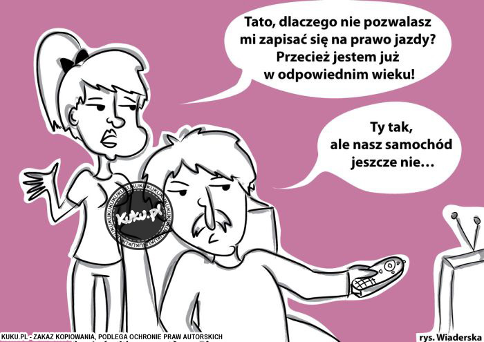 Komiks, dowcip, Żart o Odpowiedni wiek