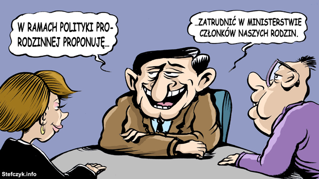 Komiks, dowcip, Żart o Polityka prorodzinna