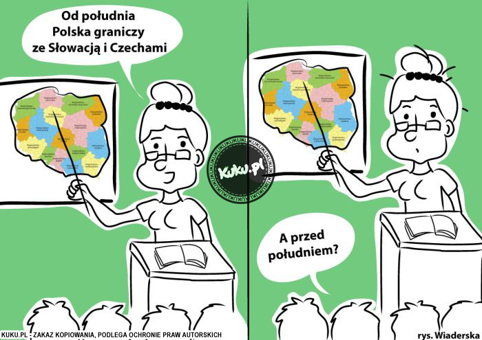 Komiks, dowcip, Żart o Polska granica od poÅ‚udnia