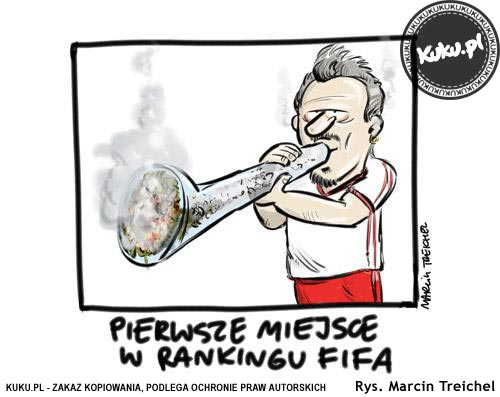 Komiks, dowcip, Żart o Polska w rankingu FIFA