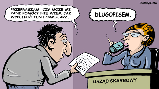 Komiks, dowcip, Żart o Pomoc urzÄ™dnicza