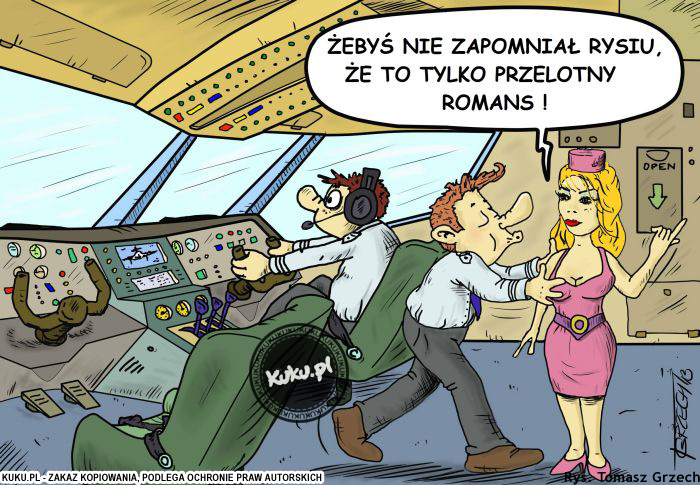 Komiks, dowcip, Żart o Przelotny romans