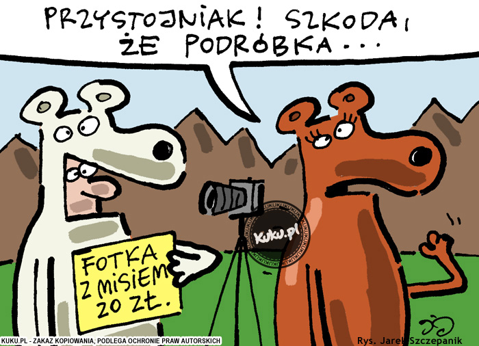 Komiks, dowcip, Żart o Przystojniak