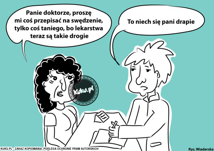 Komiks, dowcip, Żart o Recepta na swÄ™dzenie