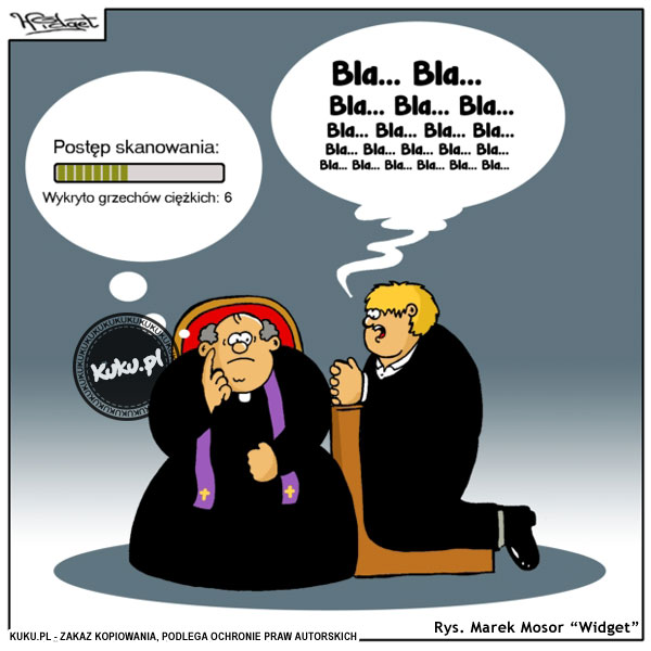 Komiks, dowcip, Żart o Skaner grzechÃ³w