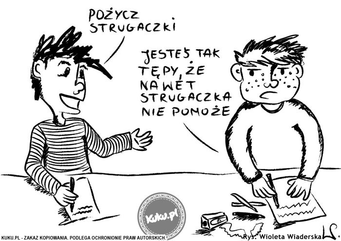 Komiks, dowcip, Żart o Strugaczka