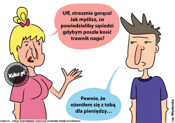 Komiks, dowcip, Żart o Szczery do bÃ³lu ...