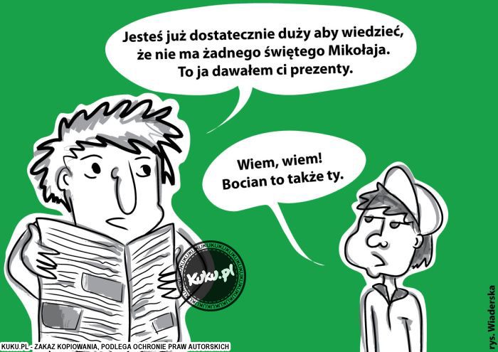 Komiks, dowcip, Żart o Szczery ojciec