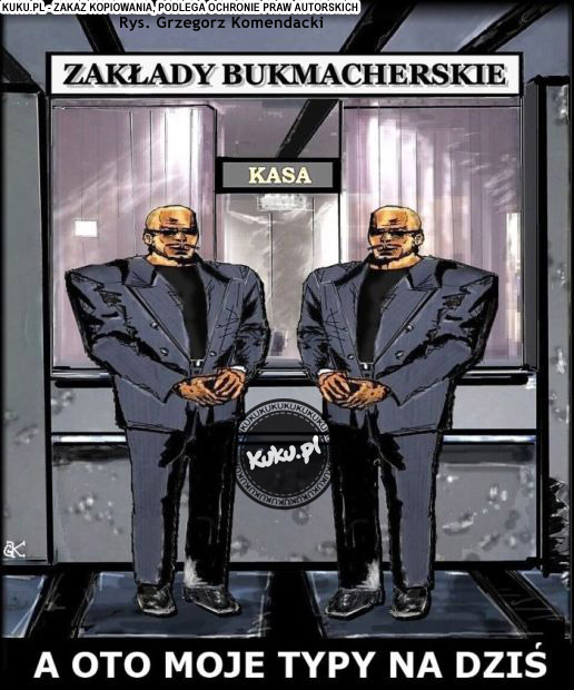 Komiks, dowcip, Żart o ZakÅ‚ady bukmacherskie