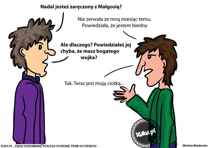 Komiks, dowcip, Żart o ZarÄ™czyny z MaÅ‚gosiÄ…